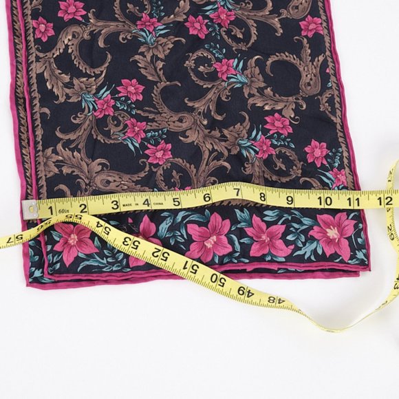 JG Hook Floral 100% Silk Scarf - Picture 4 of 6